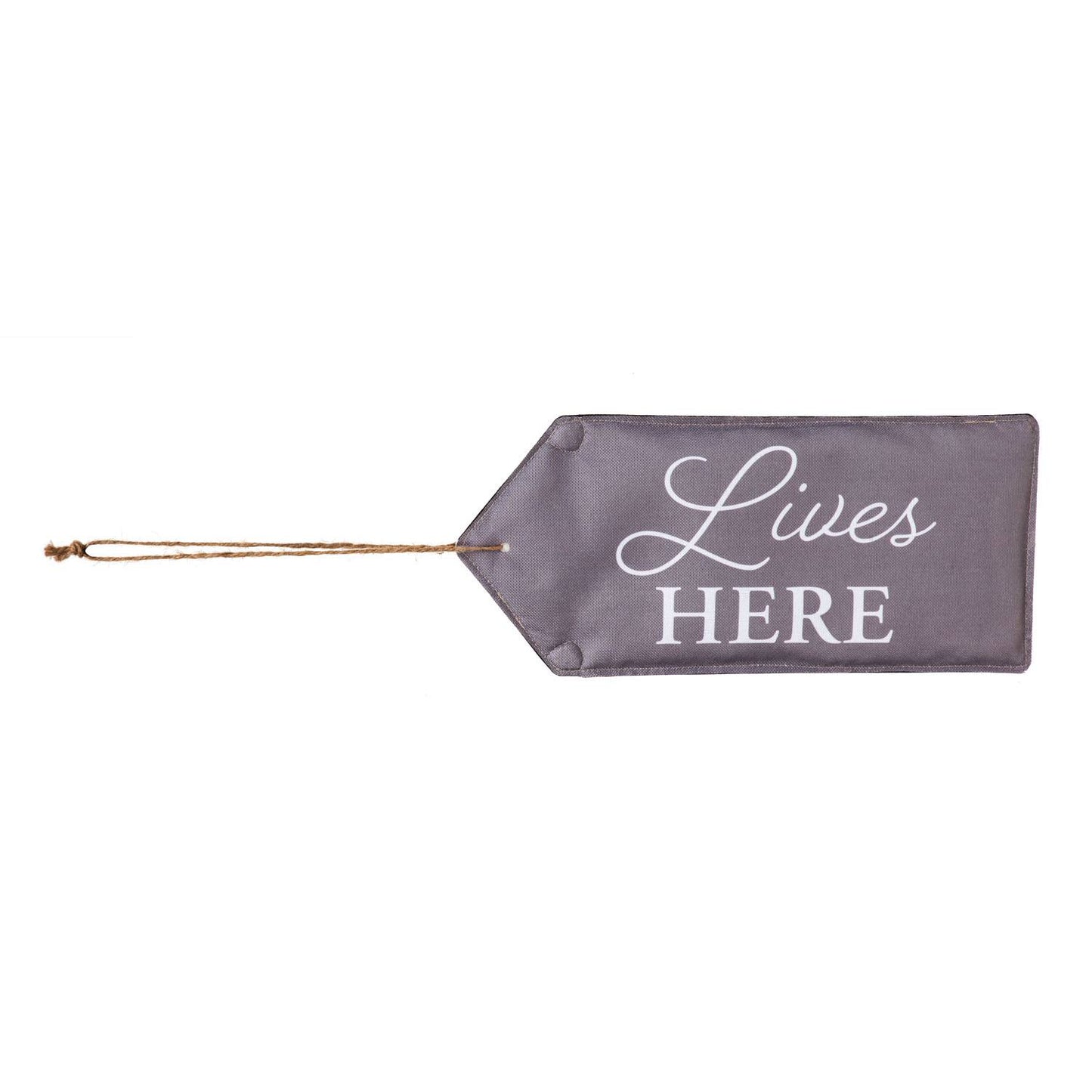 Perfectly Paired Door Tag - Lives Here