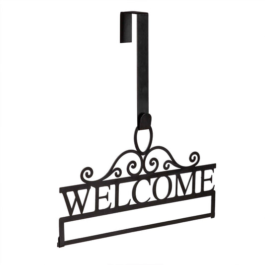 Garden Flag Over the Door Hanger - Welcome