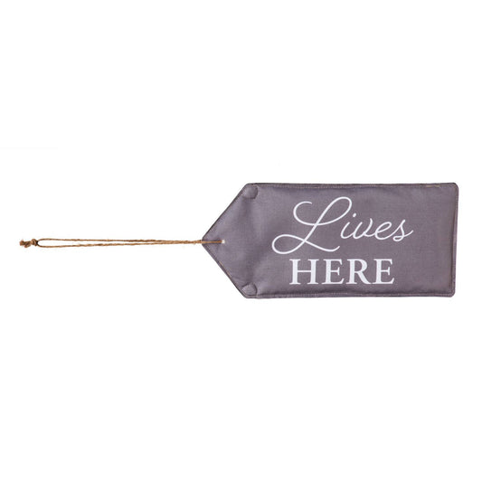 Perfectly Paired Door Tag - Lives Here