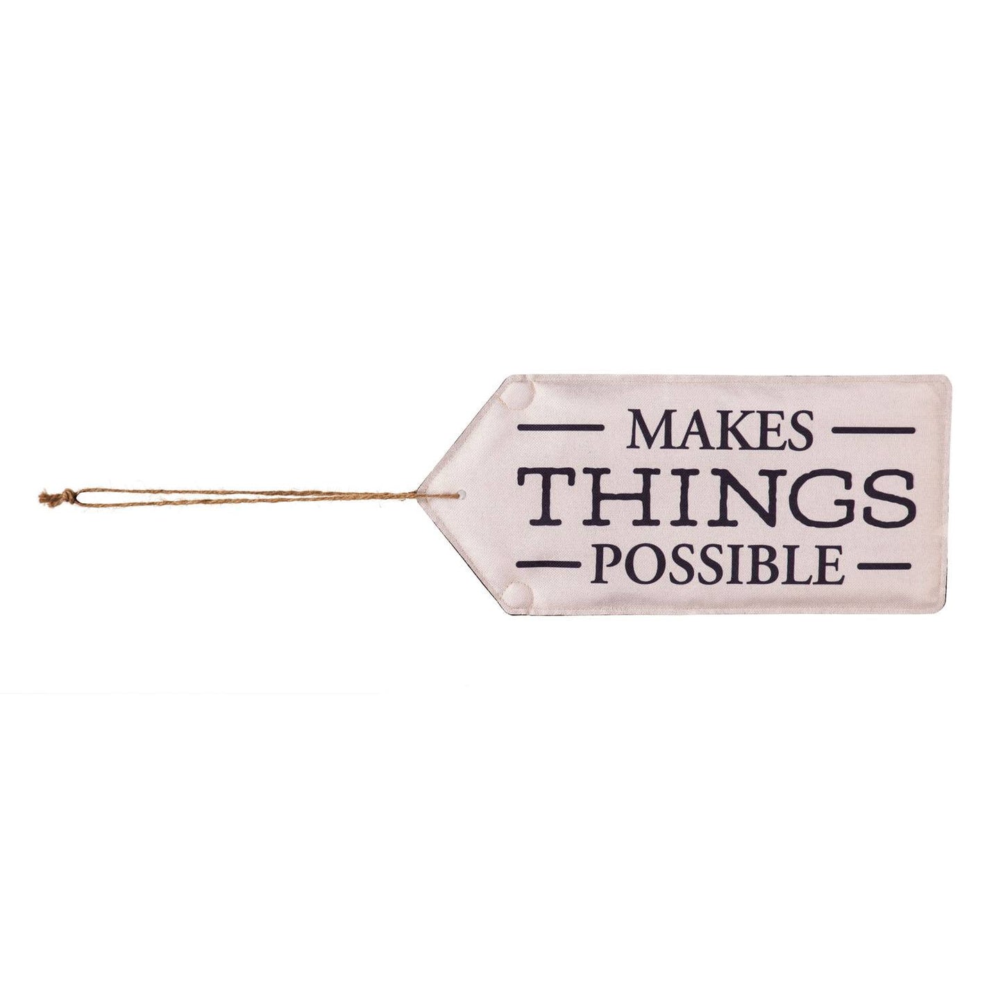 Perfectly Paired Door Tag - Make Things Possible